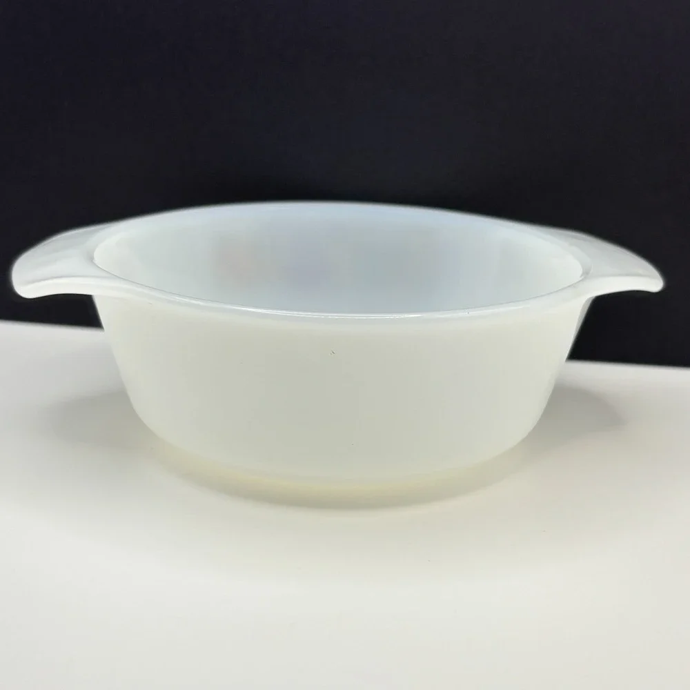Anchor Hocking Fire King Onion Peas Veggie Mushroom Mini Casserole Dish Bowl
